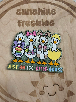 Just An Egg-cited Goose Freshie Silicone Mold