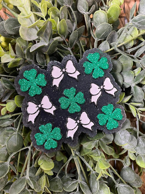 Shamrock & Bows Square Freshie Silicone Mold