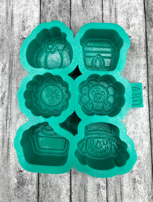 Fall Charm Freshie Silicone Mold
