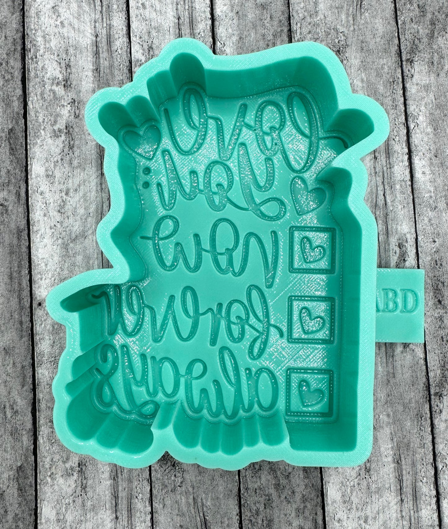 Lover Checklist LOVE YOU Freshie Silicone Mold