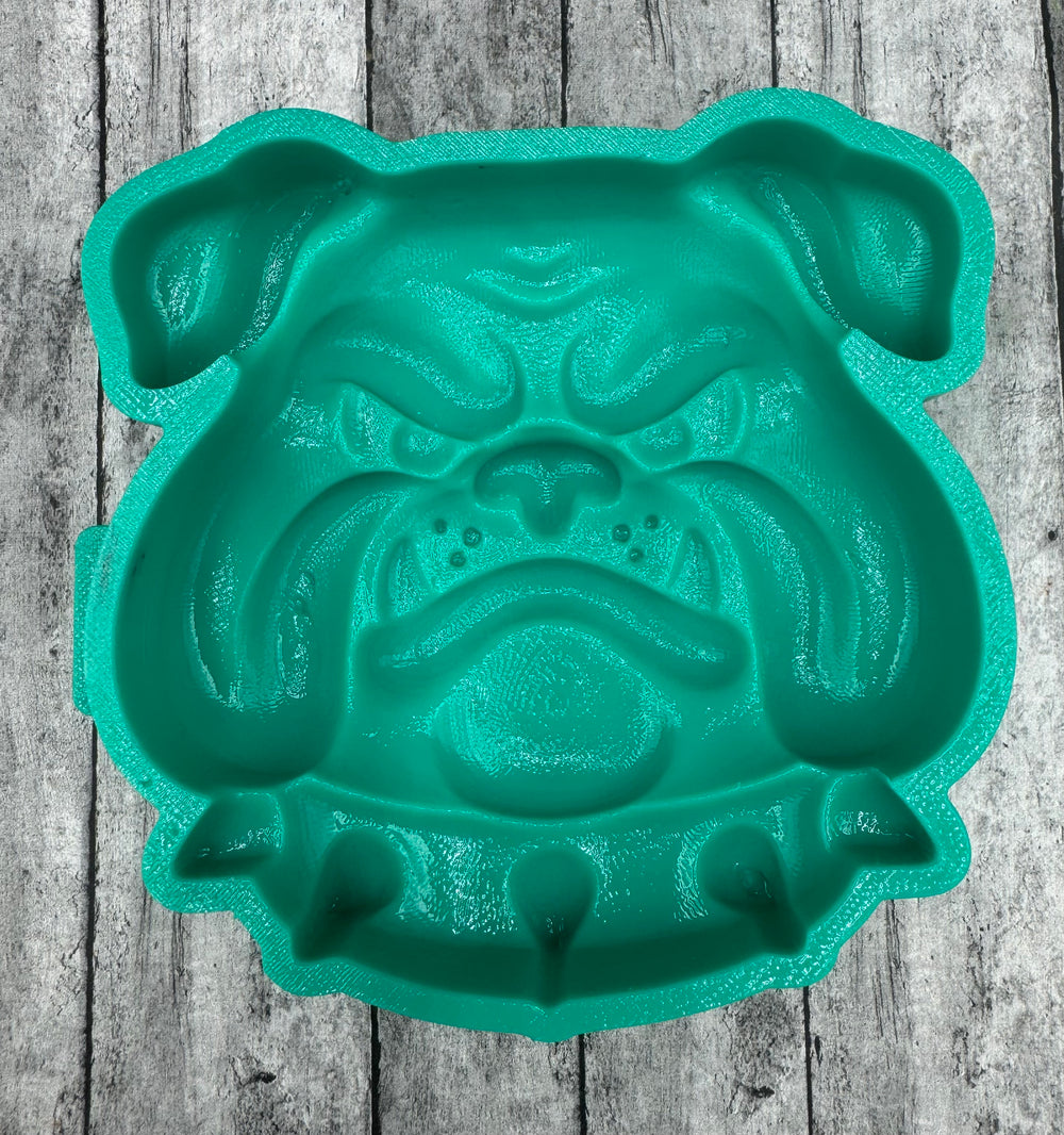 3D Bulldog Face Silicone Mold