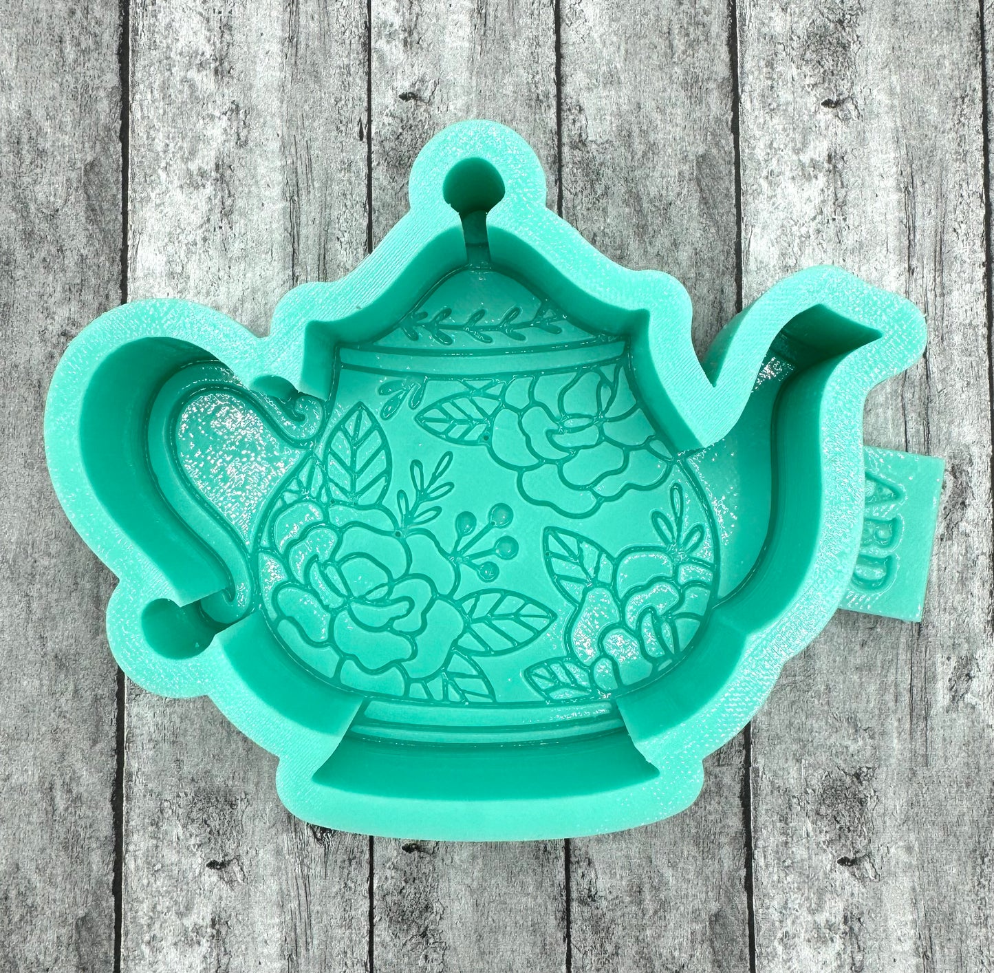 Teapot with Flowers Freshie Mold