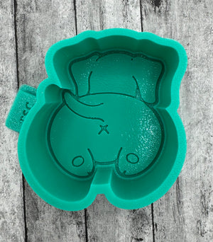 MINI Dachshund Bottom Butt Silicone Mini Mold