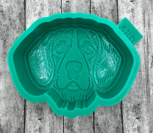 Beagle Head Freshie Silicone Mold