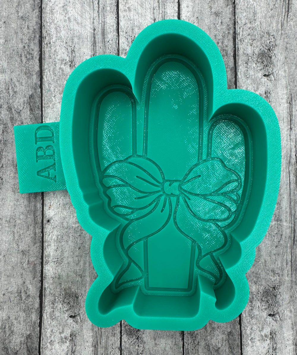 Cactus with Bow Freshie Mold