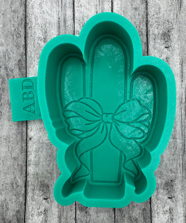 Cactus with Bow Freshie Mold
