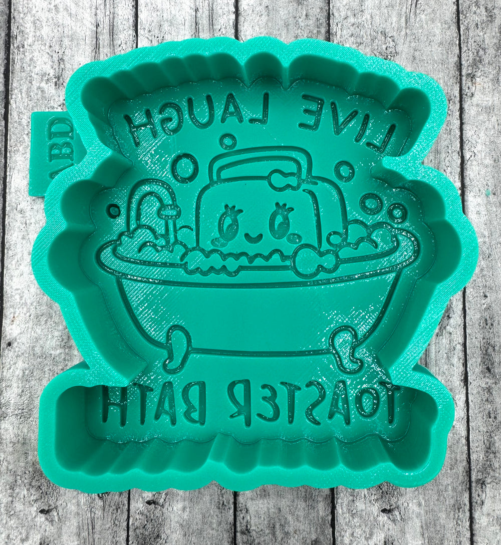 Live Laugh Taster Bath Freshie Silicone Mold