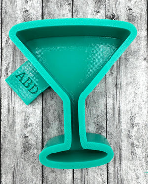 Martini Glass Plain Freshie Silicone Mold