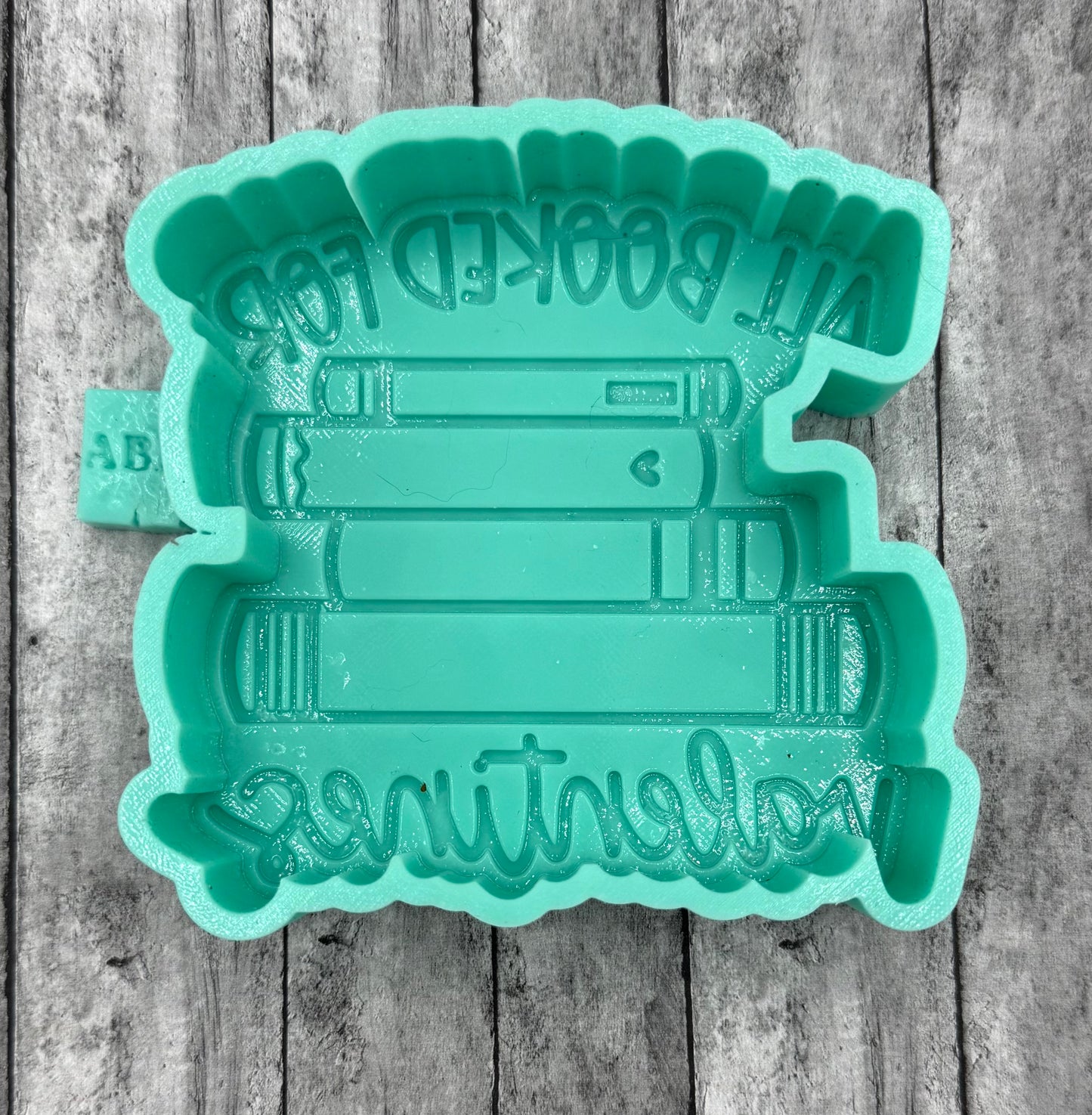 All Booked for Valentines Freshie Silicone Mold