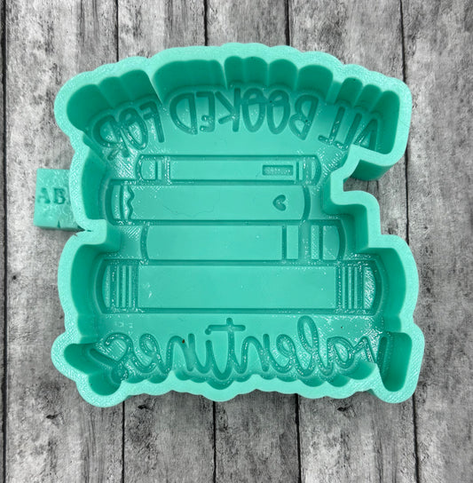 All Booked for Valentines Freshie Silicone Mold