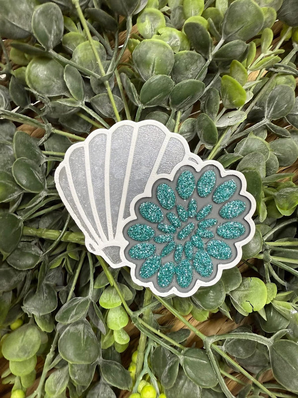 Concho SeaShell Freshie Silicone Mold