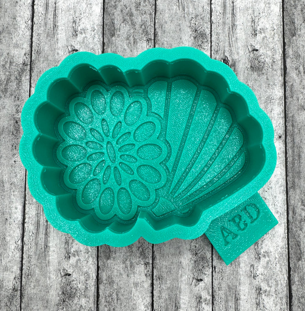 Concho SeaShell Freshie Silicone Mold