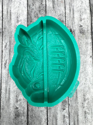 3D Razorback Football Silicone Mold