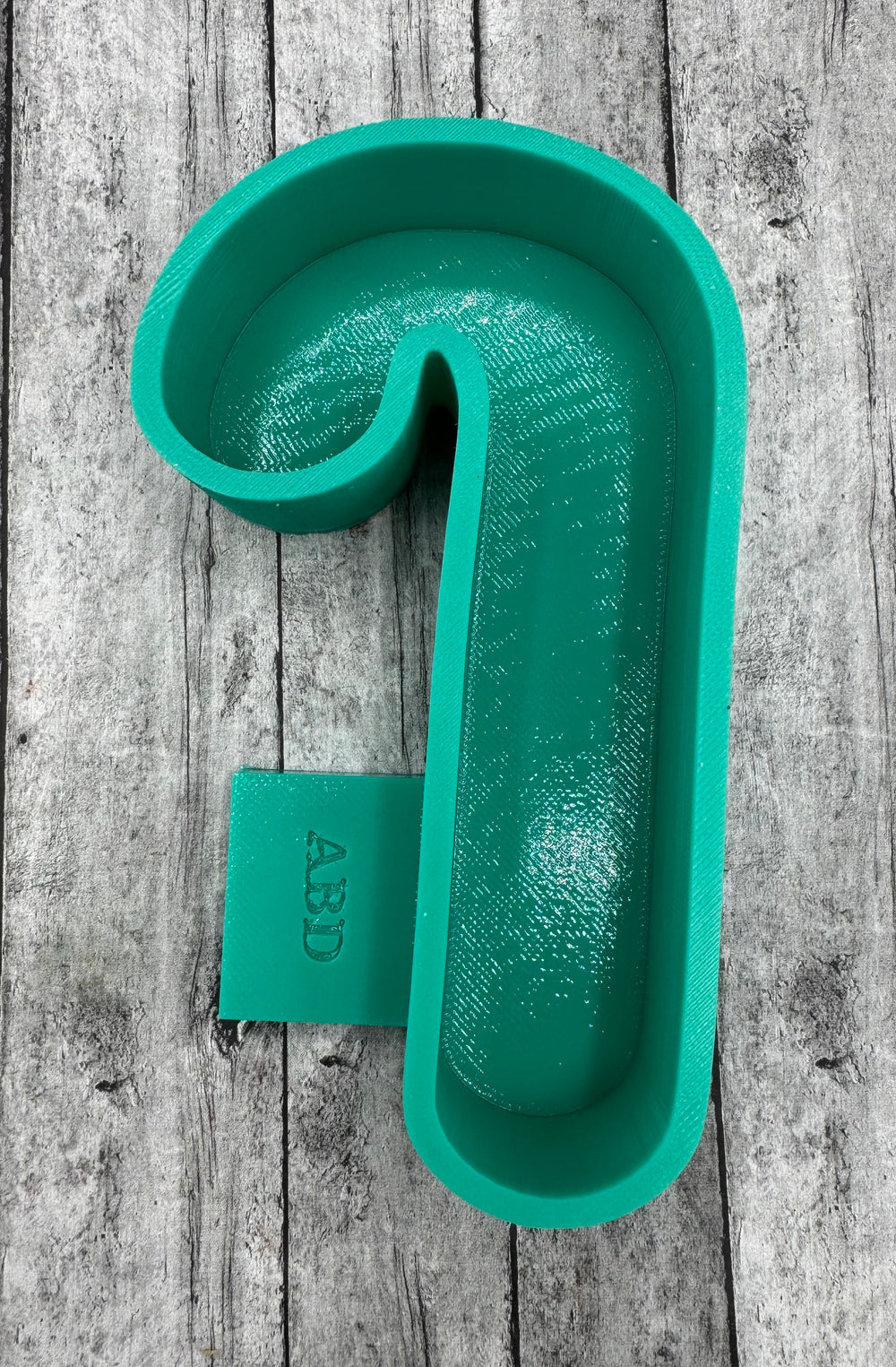 Plain Candy Cane Freshie Silicone Mold