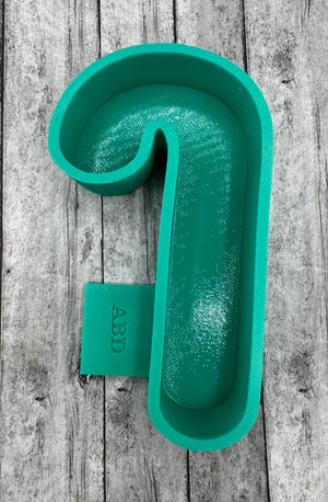 Plain Candy Cane Freshie Silicone Mold