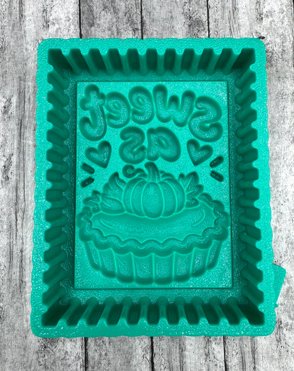 3D Sweet As Pumpkin Pie Silicone Mold