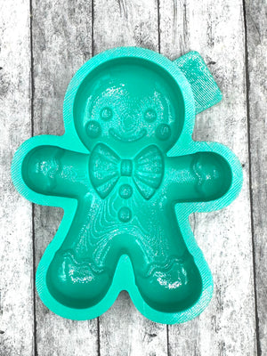 3D Gingerbread Man Silicone Mold