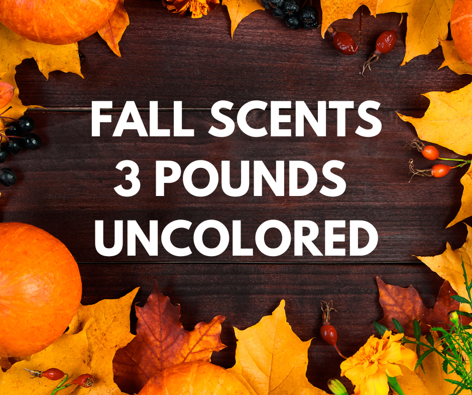 Fall Scents - 3 lb Premium Scented Aroma Beads - UNCOLORED