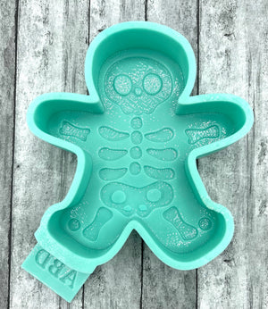 Skeleton Gingerbread Freshie Silicone Mold