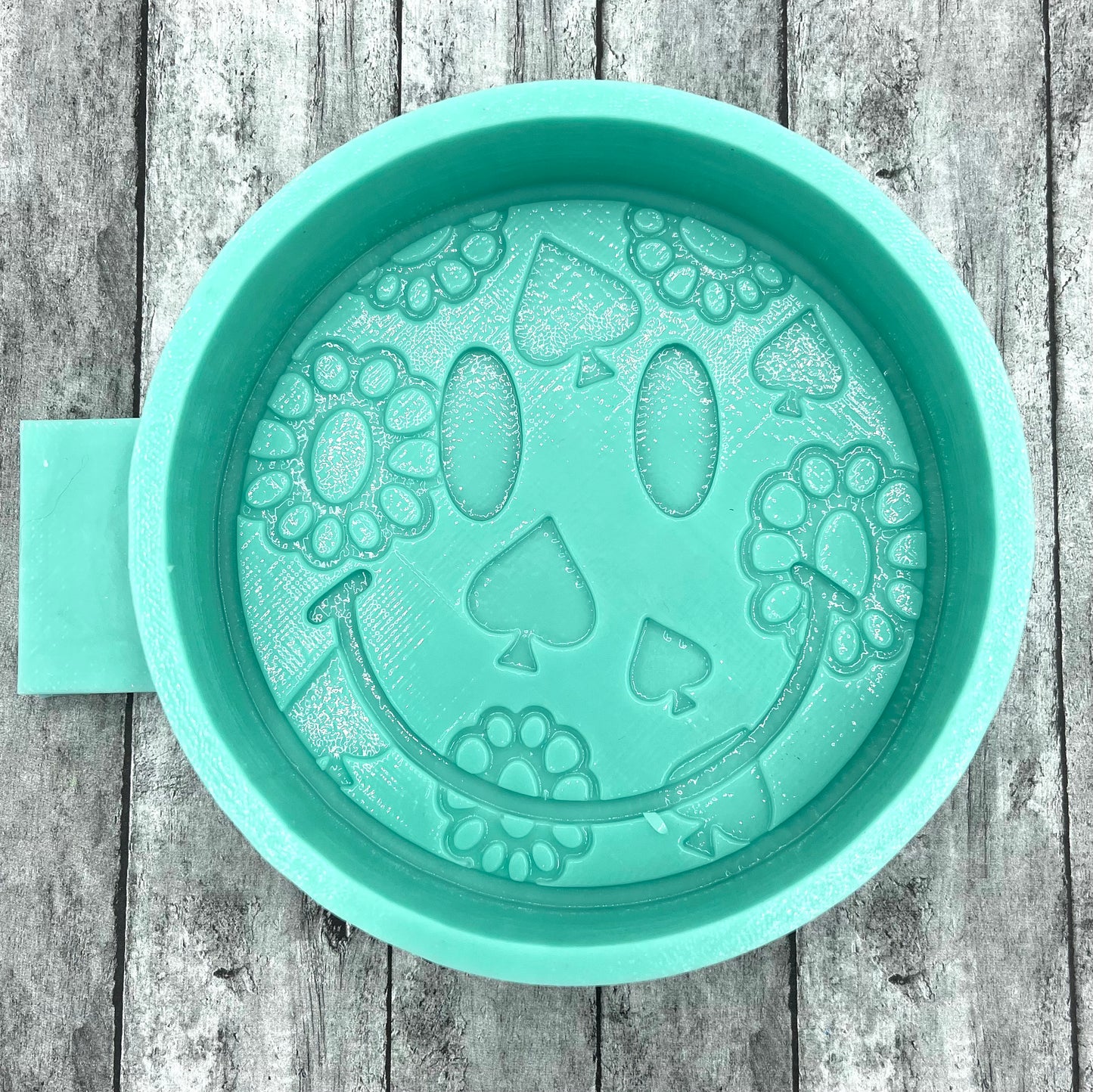 Concho Smiley Face Freshie Silicone Mold