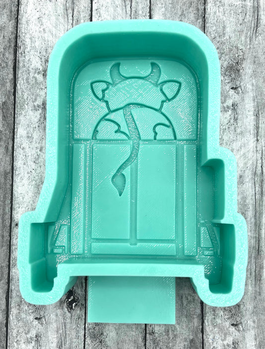 Cow in Trailer Freshie Silicone Mold