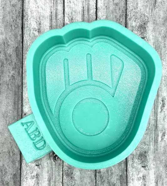 Baseball and Glove Freshie Silicone Mold