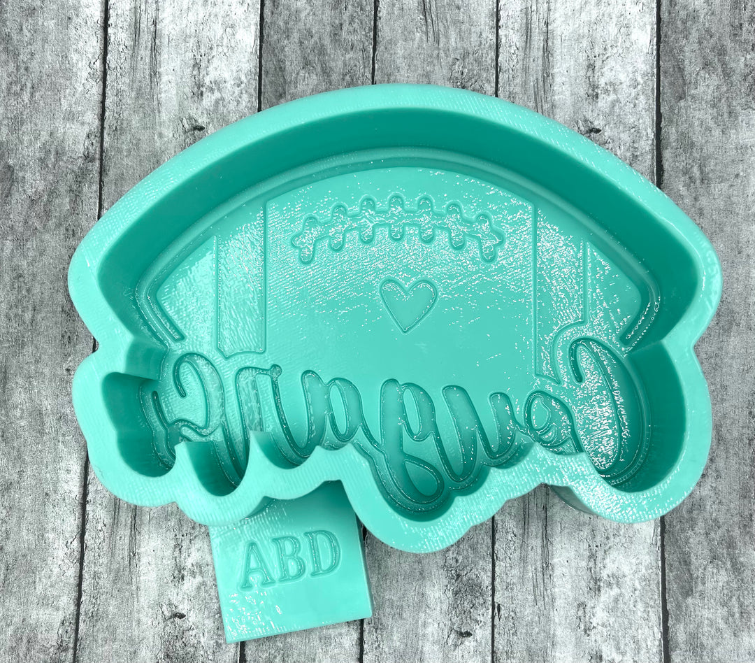 Cougars Football Freshie Silicone Mold