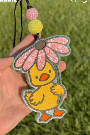 Duck Goose Flower Umbrella Freshie Silicone Mold