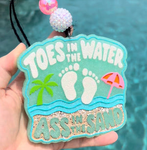 Toes in the Water Ass in the Sand Freshie Silicone Mold