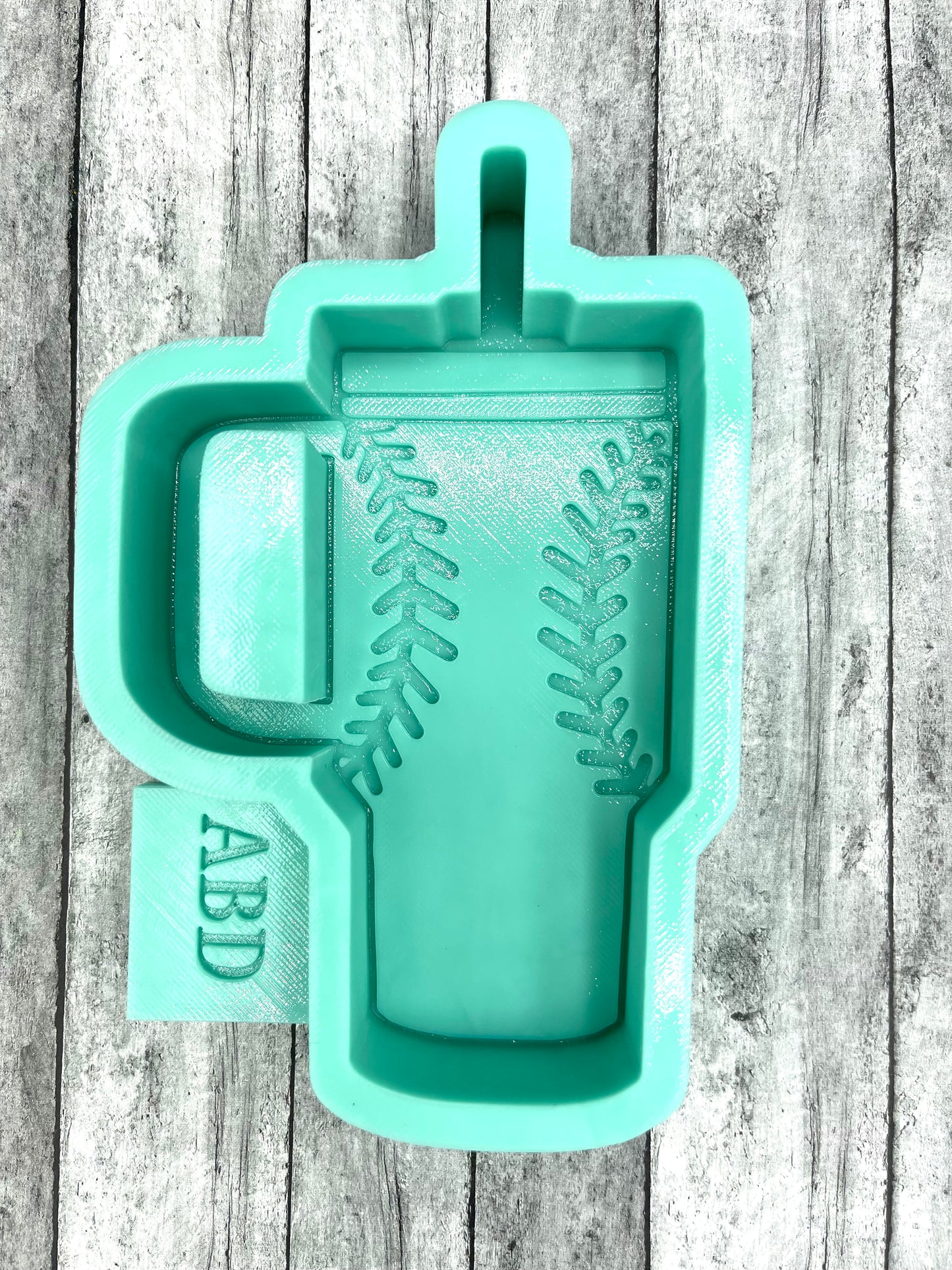 Baseball Softball Beverage Cup Freshie Silicone Mold