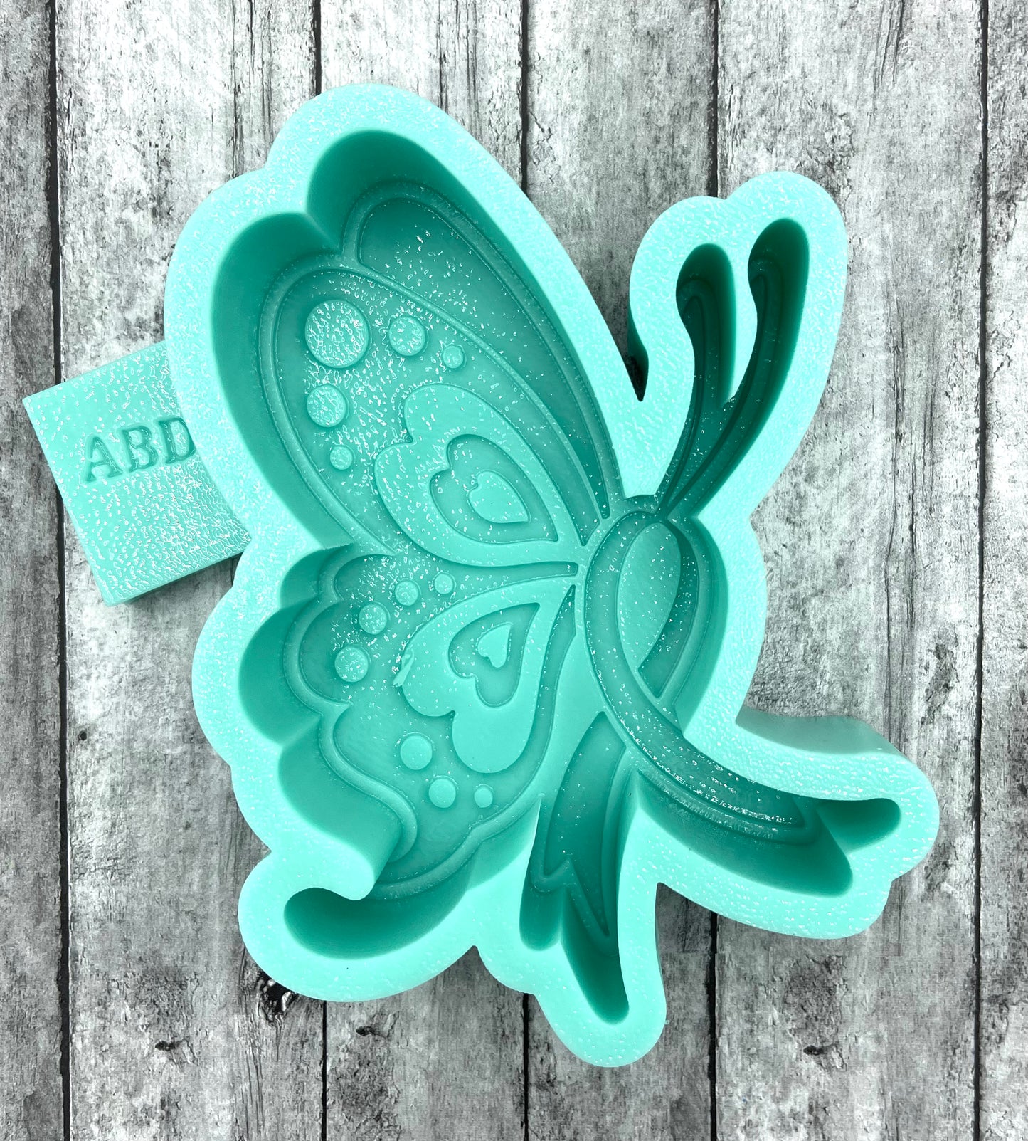 New Breast Cancer Butterfly  Freshie Silicone Mold