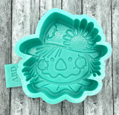 Scarecrow with Sunflower Hat Freshie Silicone Mold