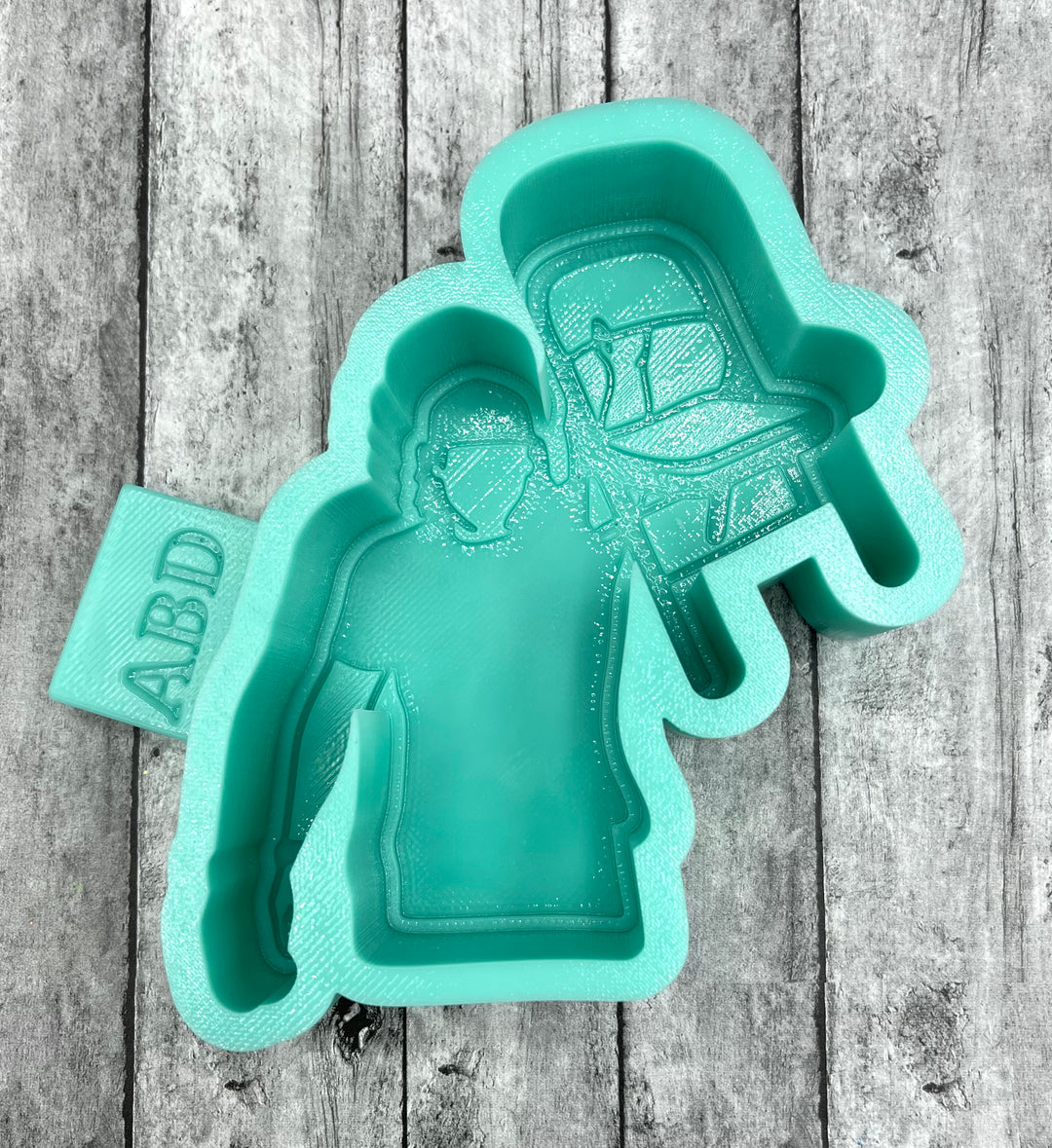 Man with Chair Freshie Silicone Mold