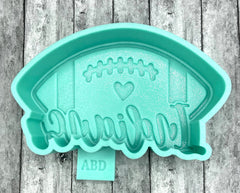 Indians Football Freshie Silicone Mold