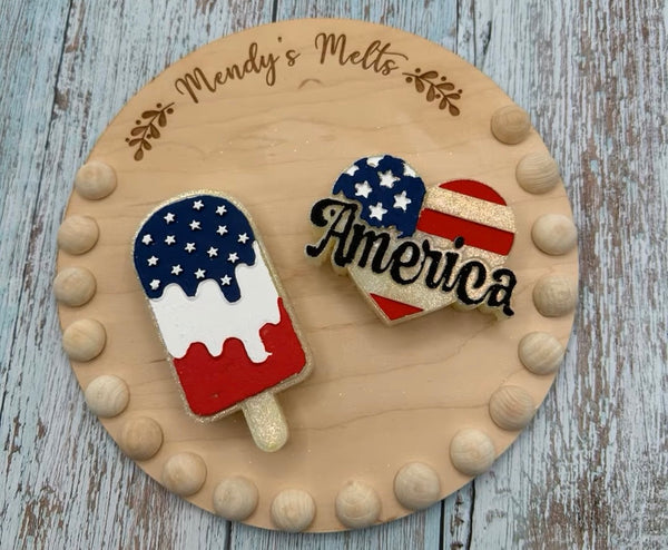 Patriotic Popsicle Freshie Silicone Mold
