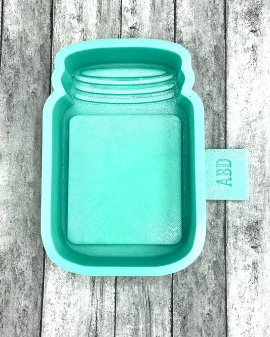 Mason Jar shaker center Freshie Silicone Mold