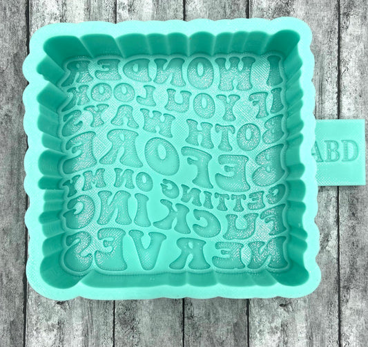 I wonder If… Silicone Mold Freshie Mold, Silicone Molds, Molds for Freshies, Wax Mold, Cement Mold, Aroma Bead Mold