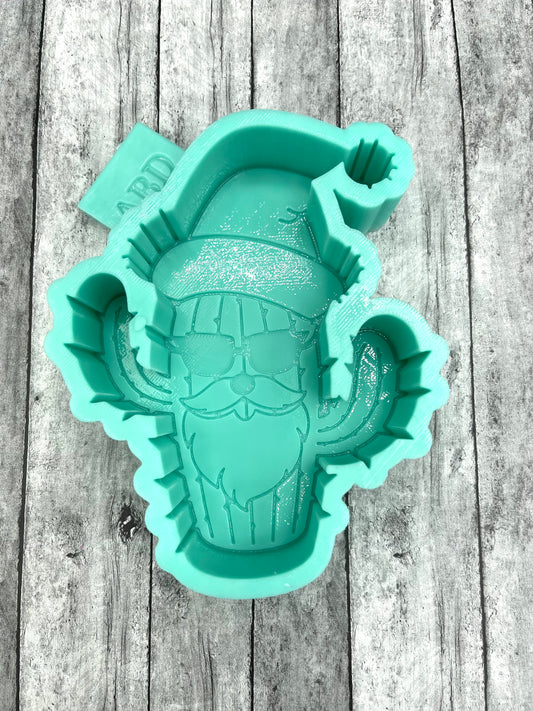 Santa Cactus Freshie Silicone Mold