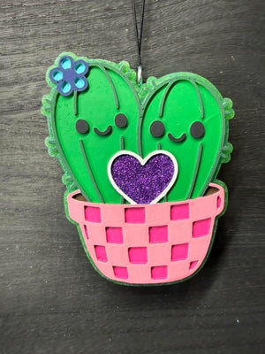 Cactus Valentine Freshie Silicone Mold