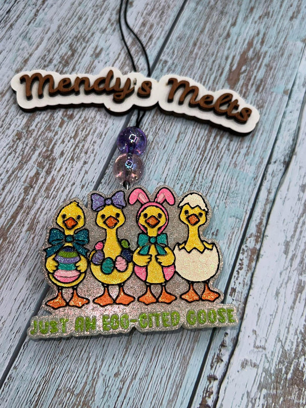 Just An Egg-cited Goose Freshie Silicone Mold