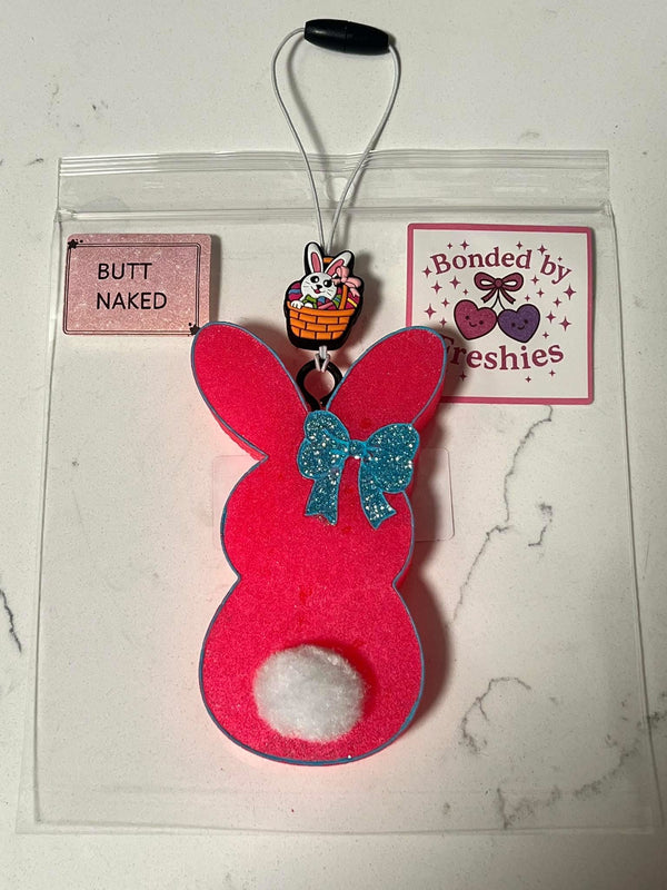Peep with Bow & Tail Freshie Silicone Mold