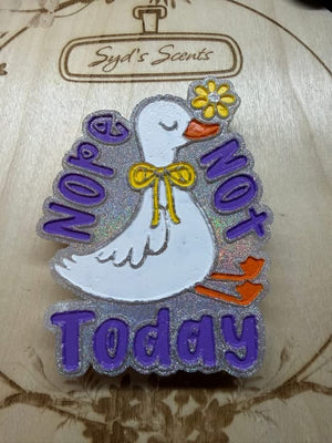Nope Not Today Goose Freshie Silicone Mold