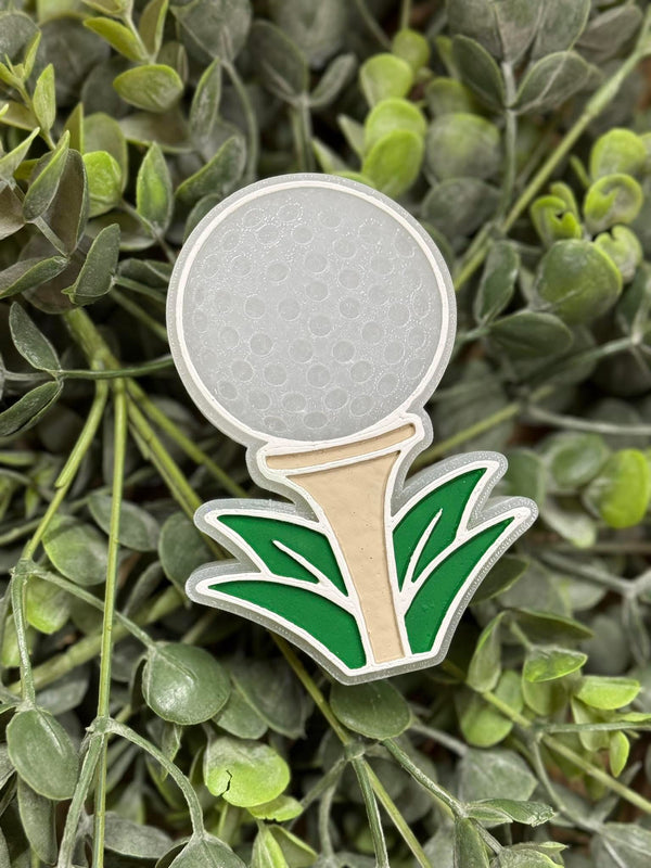 Golf Tee and Golf Ball Freshie Silicone Mold