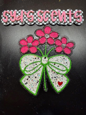 Bouquet of Three Flowers Freshie Silicone Mold