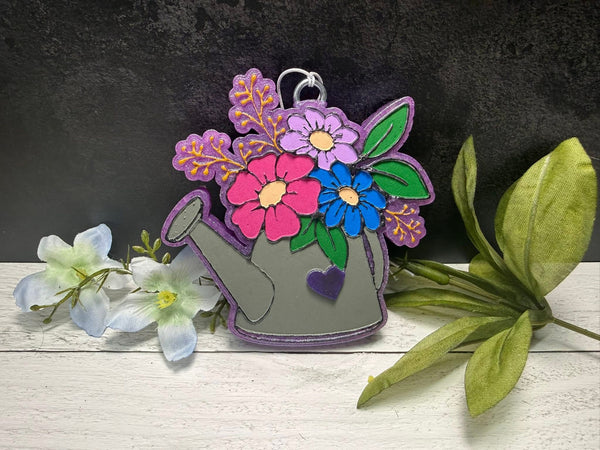 Water Can with Flowers Freshie Silicone Mold