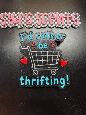 I’d Rather be Thrifting Silicone Freshie Mold