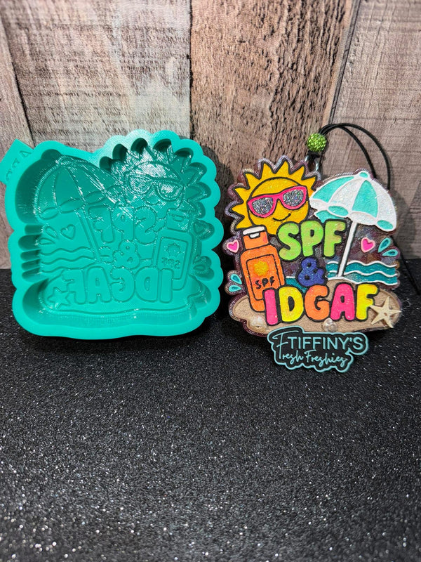 SPF & IDGAF Freshie Silicone Mold