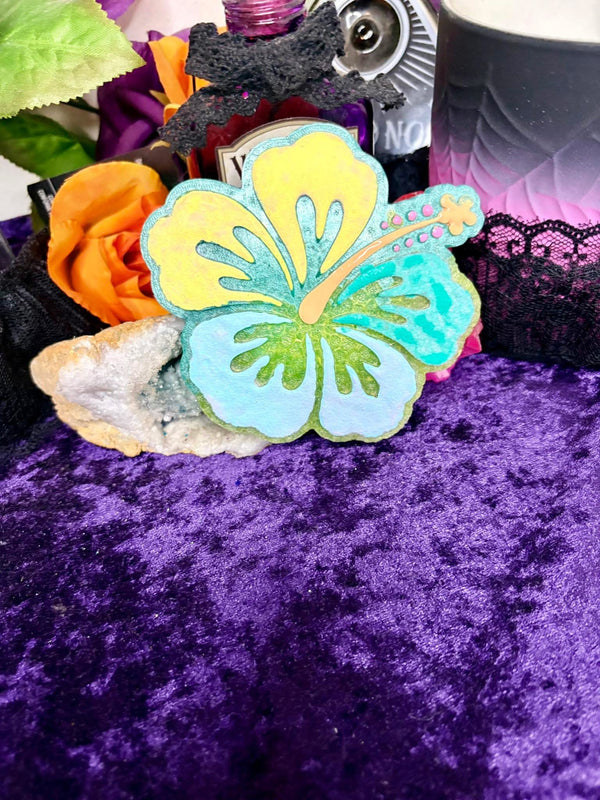 Hibiscus Flower Freshie Mold