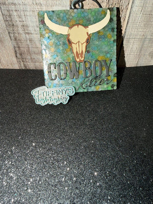 Cowboy Killer with Skull Freshie Silicone Mold