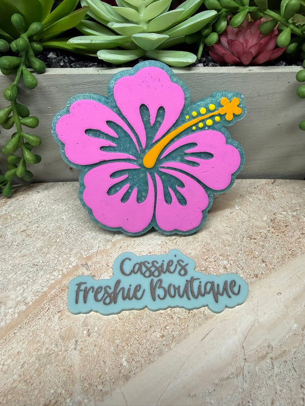 Hibiscus Flower Freshie Mold